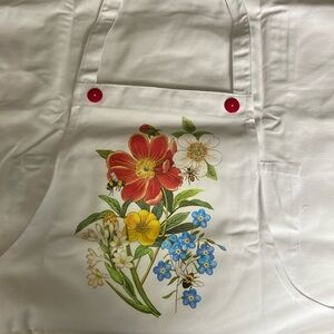 Apron. Mary Lake-Thompson Ltd. Spring Flowers.